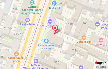 Бистро на Лиговском проспекте, 50Б на карте