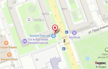 Супермаркет Дикси в Москве на карте