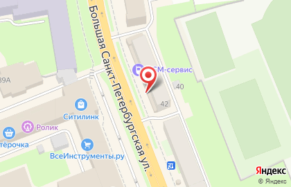 Сервисный центр Честный сервис на Большой Санкт-Петербургской улице на карте