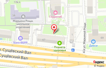 ООО Банкомат, КБ iMoneyBank на улице Сущёвский Вал на карте