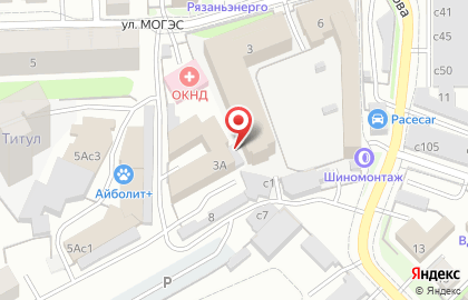 ОАО Банкомат, Среднерусский банк Сбербанка России на улице МОГЭС на карте