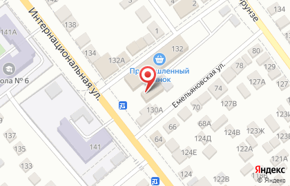 Кафе Русские блины на Интернациональной улице на карте