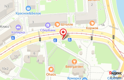 Кафе-пекарня Тили-тесто в Приморском районе на карте
