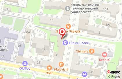 Агентство недвижимости Олимп на Московской улице на карте