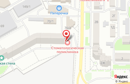 Детская городская клиническая больница №4 в Ленинском районе на карте