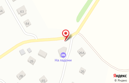 Гостевой дом На Ладони на карте