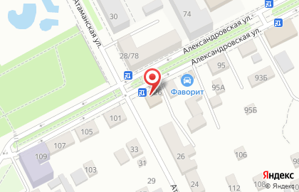 Ателье Модница на Александровской улице на карте