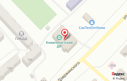 EХ на улице Дзержинского на карте