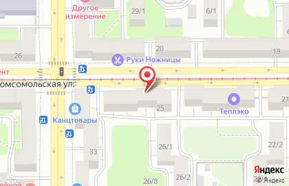Магазин фруктов и овощей в Ленинском районе на карте