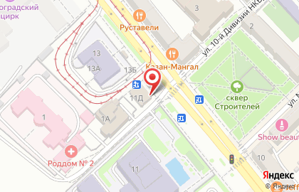 МАН на Краснознаменской улице на карте