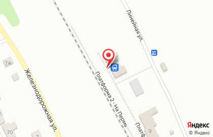 Компания по перевозке пассажиров пригородным и городским железнодорожным транспортом Пермская пригородная компания на Линейной улице на карте