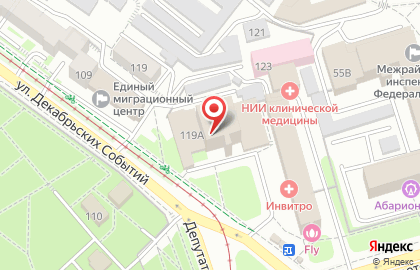 Ресторан Разгулофф на улице Декабрьских Событий на карте