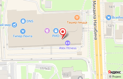 Магазин Кофейная Кантата на проспекте Михаила Нагибина на карте