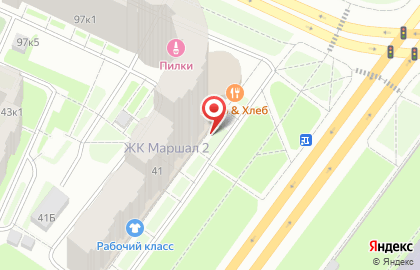 Продуктовый магазин в Санкт-Петербурге на карте