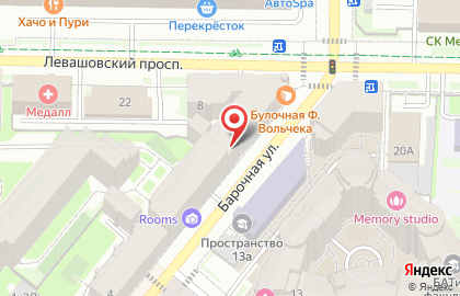 Магазин автозапчастей в Санкт-Петербурге на карте
