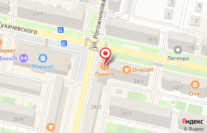 Тяпница на карте