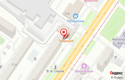 ОАО Банкомат, Среднерусский банк Сбербанка России на проспекте Чайковского на карте