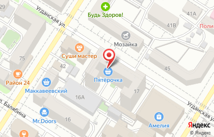 Забайкальская Грузовая Компания на Угданской улице, 17 на карте