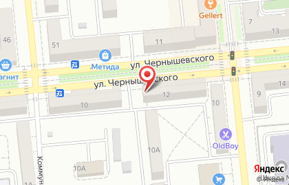 Производственно-монтажная компания Окна Сок на улице Чернышевского на карте