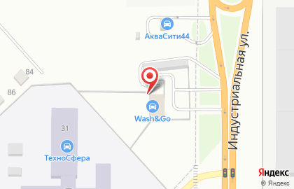 Автостоянка в Костроме на карте