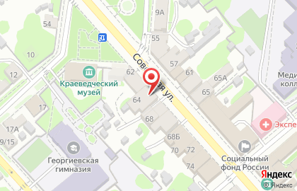 Магазин Москва на карте