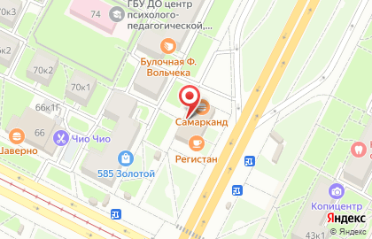 Кафе быстрого питания Сити кебаб на Гражданском проспекте на карте