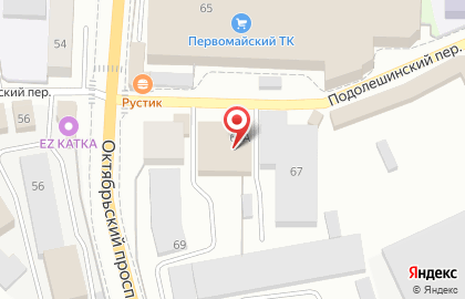 Pushe на Октябрьском проспекте на карте