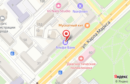 Альфа-Банк в Хабаровске на карте
