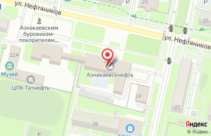 Азнакаевскнефть, НГДУ на карте