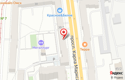 Магазин канцелярских товаров в Омске на карте