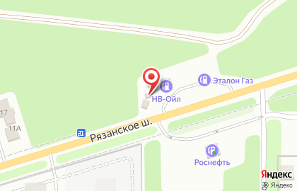 Киоск фастфудной продукции Буржуй на Рязанском шоссе на карте