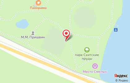 Веревочный парк Park Woods на карте