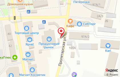 Киоск фастфудной продукции на улице Романова на карте