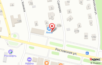 Автосалон Автолайм на улице Суворова на карте