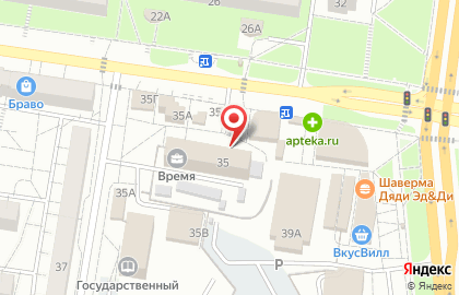 Школа танцев Тысяча и одна ночь на карте