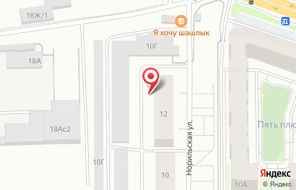 ААС-124 на Норильской улице на карте