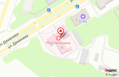 Поликлиника №2 на станции Березники на карте