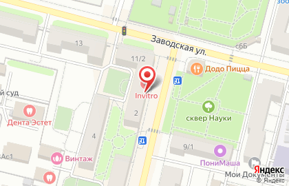Ателье в Москве на карте