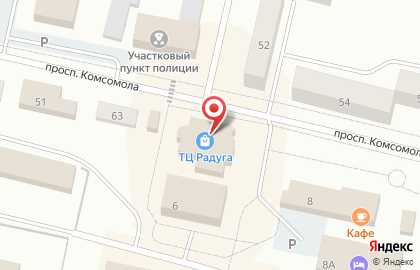 EХ на улице 60 лет ВЛКСМ на карте