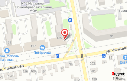Фирменный магазин Алкобренд на улице Чичканова на карте
