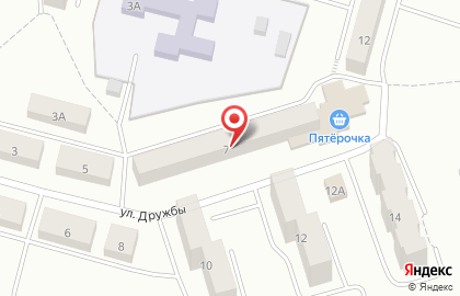 Московский кредитный банк, ПАО на улице Дружбы на карте