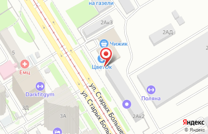 Оптовая фирма Глобус на улице Старых Большевиков на карте
