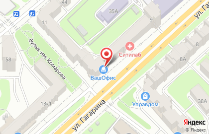 Магазин отопительного оборудования Формула Тепла на улице Гагарина на карте