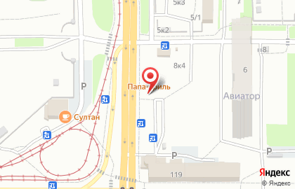 Сеть стрит-кафе Папа Гриль в Калининском районе на карте