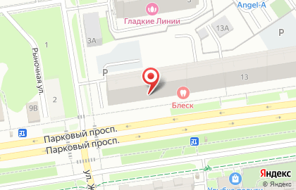 Магазин зоотоваров Мир Хвостатых на Парковом проспекте на карте