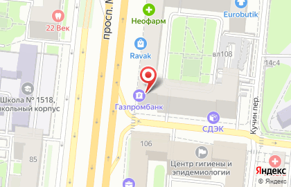 Газпромбанк, ОАО на Алексеевской на карте