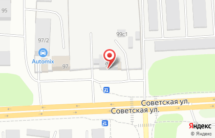 Автомагазин Автозапчасти на Советской улице на карте