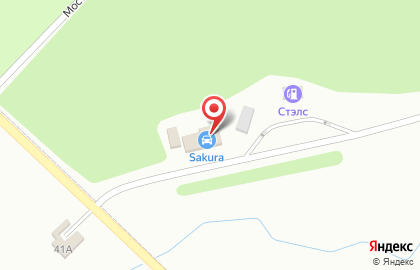 Автокомплекс Sakura на карте