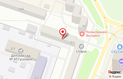Центр образования за рубежом Lingua на улице Дзержинского на карте
