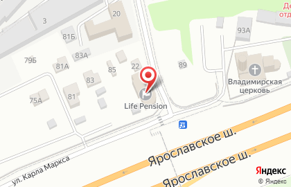 Пансионат для пожилых Опора на карте